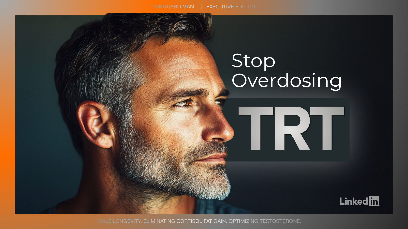 Stop overdosing TRT — male longevity and testosterone optimization